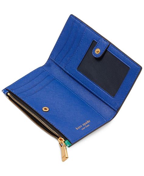 saffiano leather slim bifold wallet